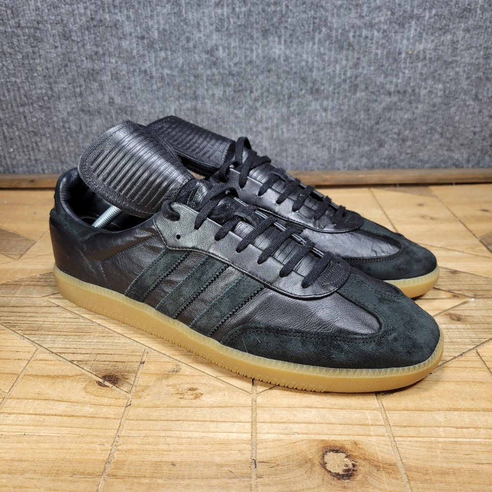 Adidas Samba LT Mens 11 Black Suede Leather Classic Low Shoes Sneakers B75902